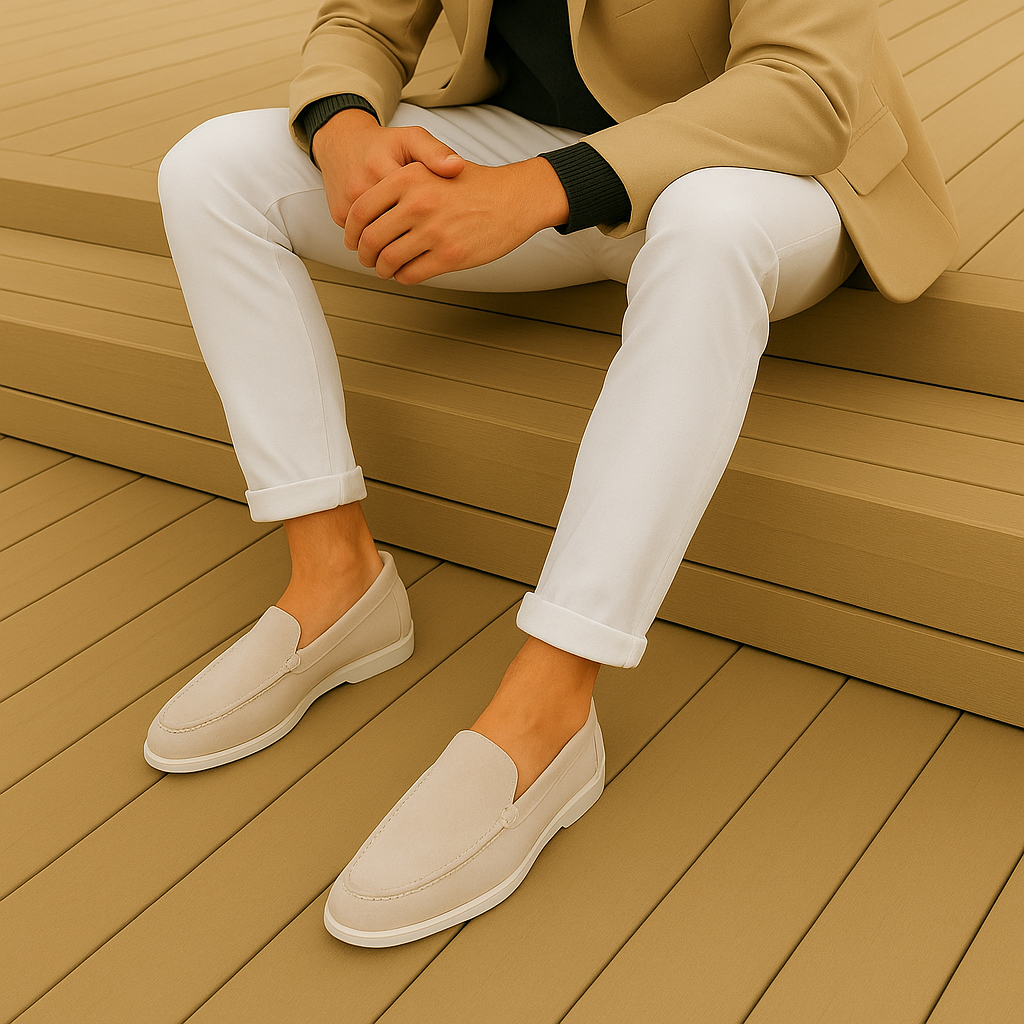 Schicke Wildlederloafer
