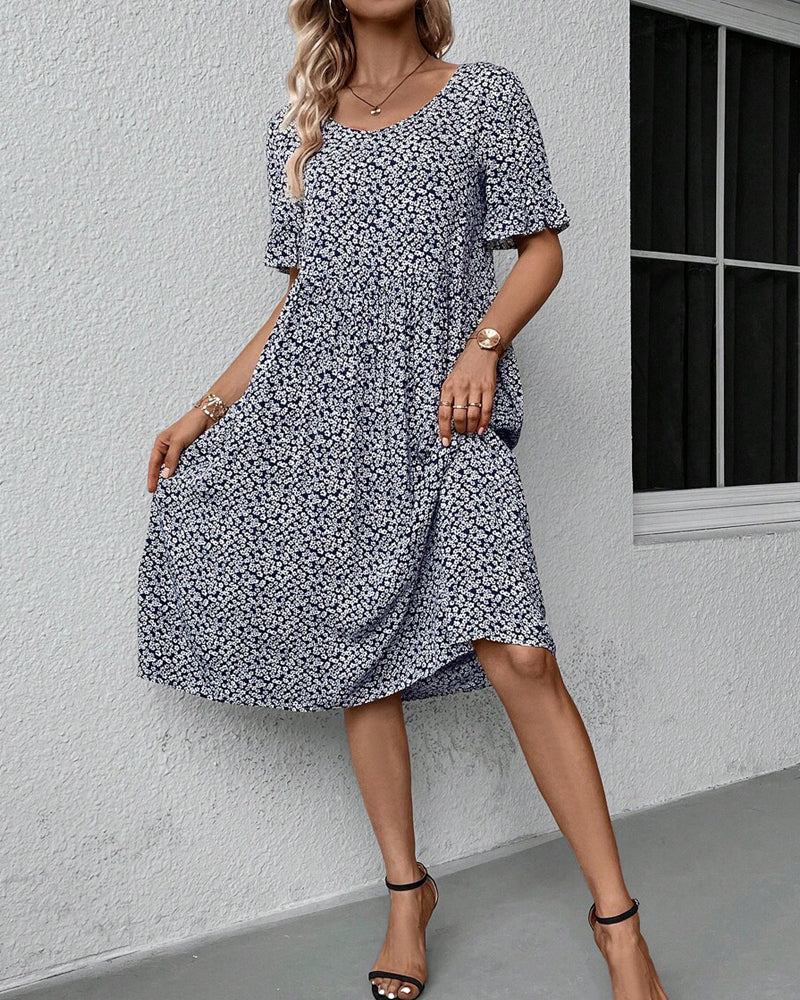 Elvira - Elegantes Blumen Kleid