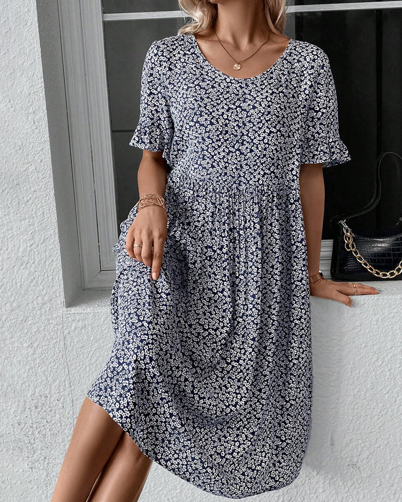 Elvira - Elegantes Blumen Kleid