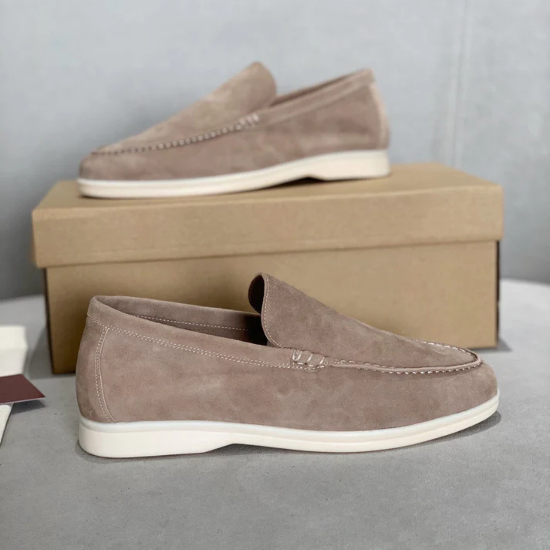 Schicke Wildlederloafer