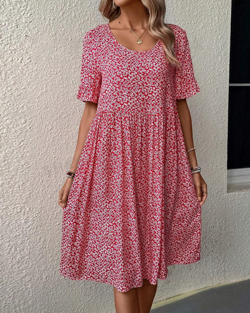 Elvira - Elegantes Blumen Kleid