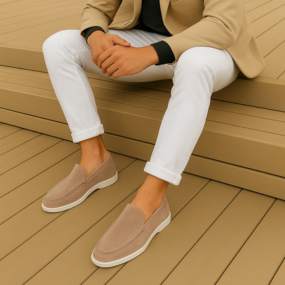 Schicke Wildlederloafer