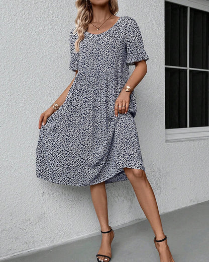 Elvira - Elegantes Blumen Kleid