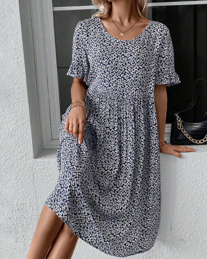 Elvira - Elegantes Blumen Kleid