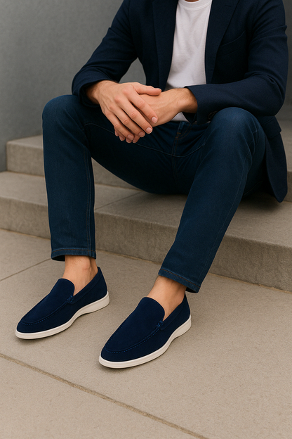 Schicke Wildlederloafer