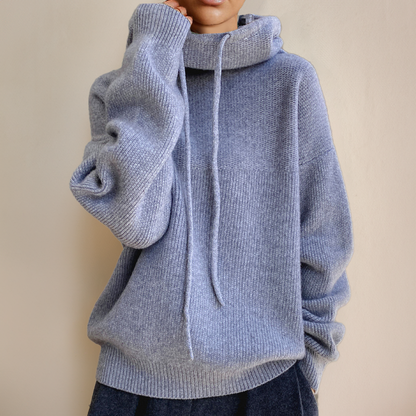 India - Hoodie aus 100% Wolle