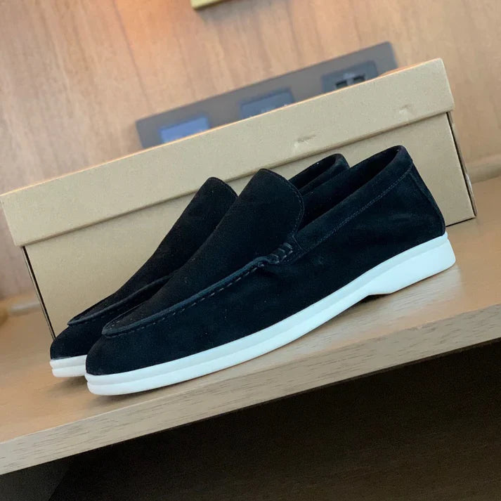Schicke Wildlederloafer